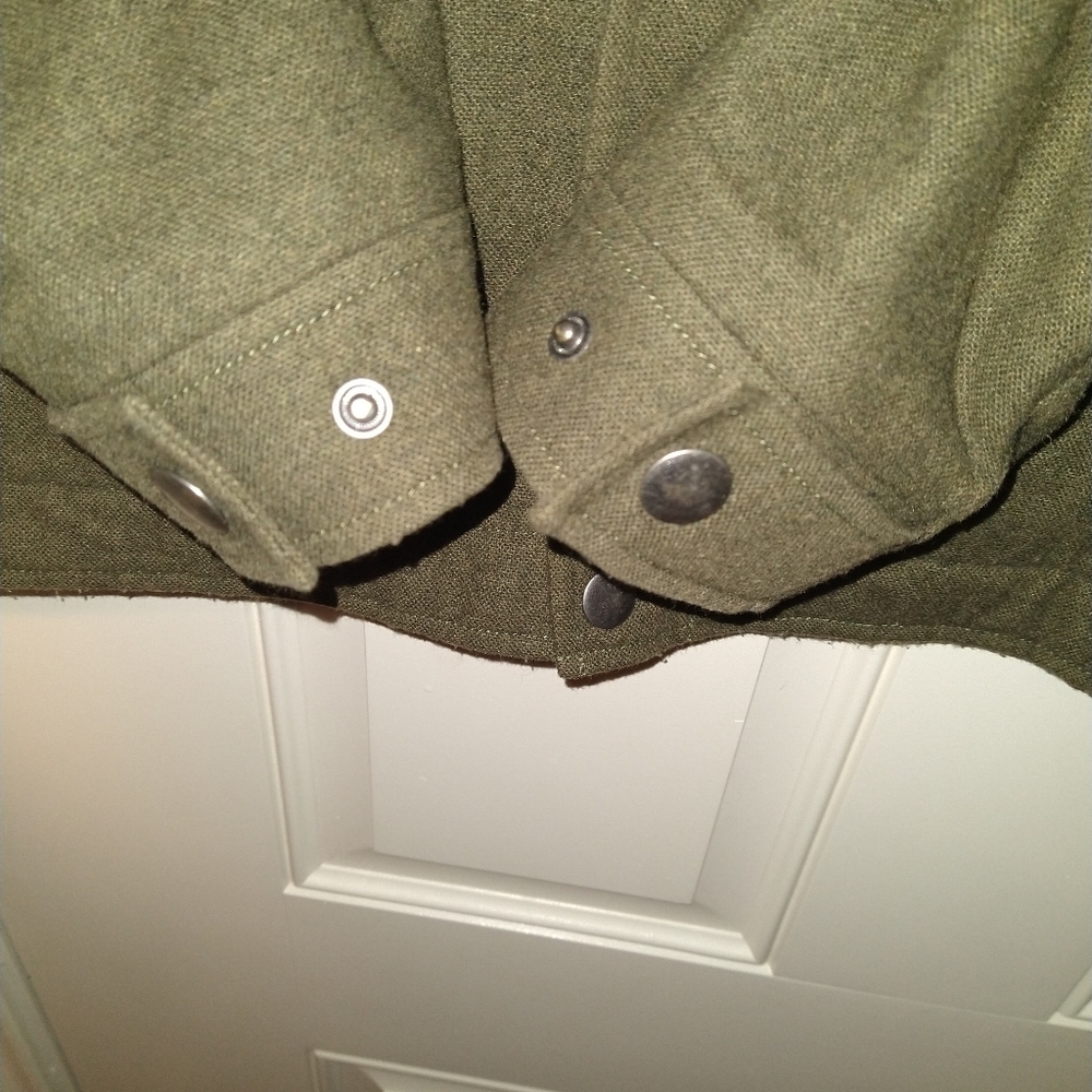 Patagonia Felted Green Merino Wool Blend Jacket Men's sz Large. - Picture 10 of 10